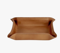 Leather Catchall - Valet Tray Tan