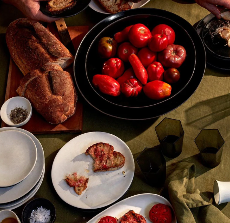 Terra Iron Large Serving Coupe Bowl