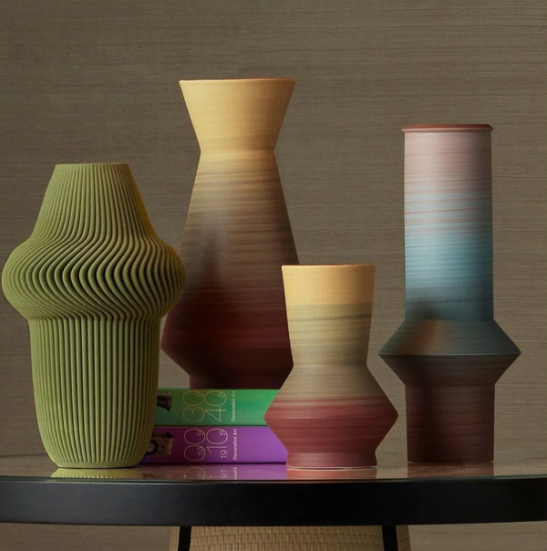 Prismatic Vase Set of 2