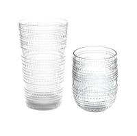 Dazzle Acrylic Drinkware Clear