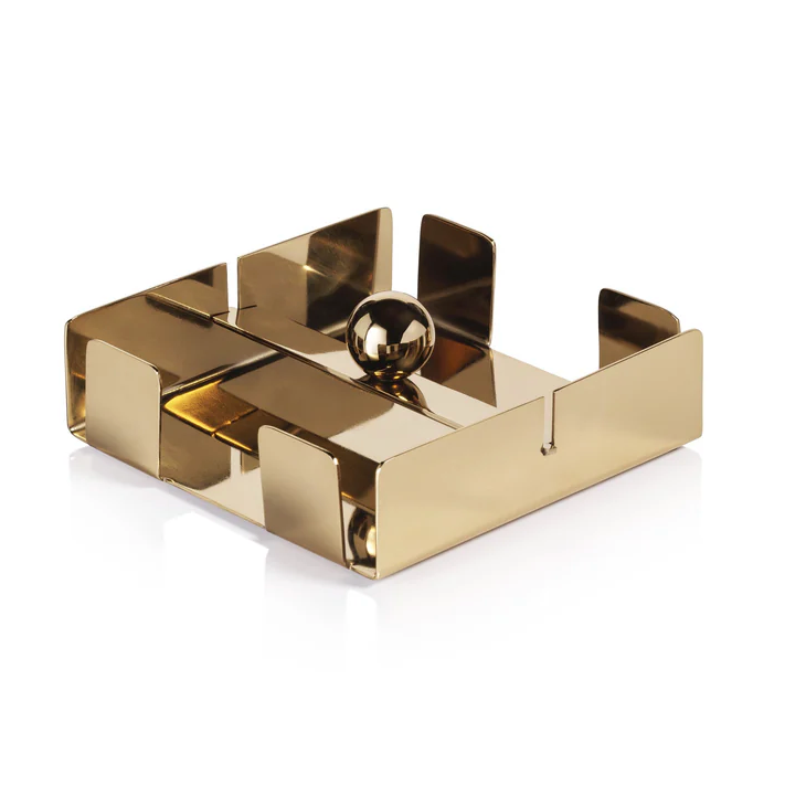Baritone Cocktail Napkin Holder - Gold