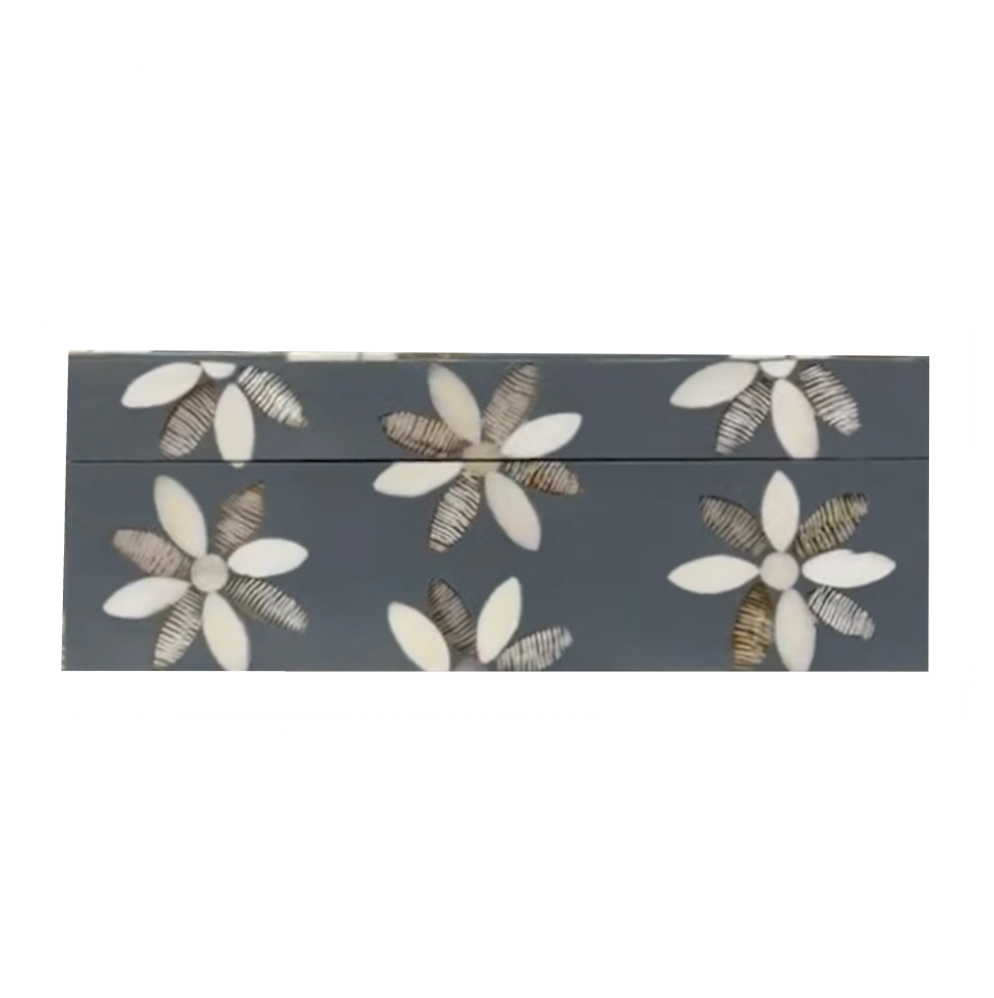Floral Grey Box