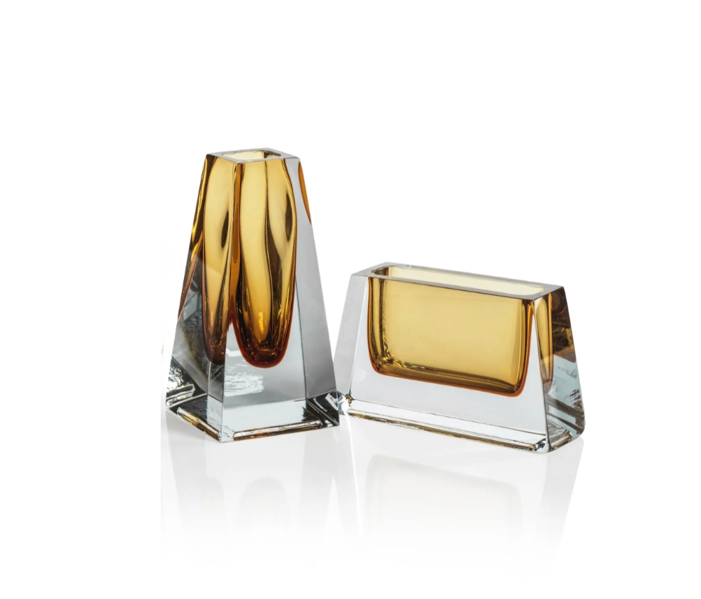 Monolith Vase Amber