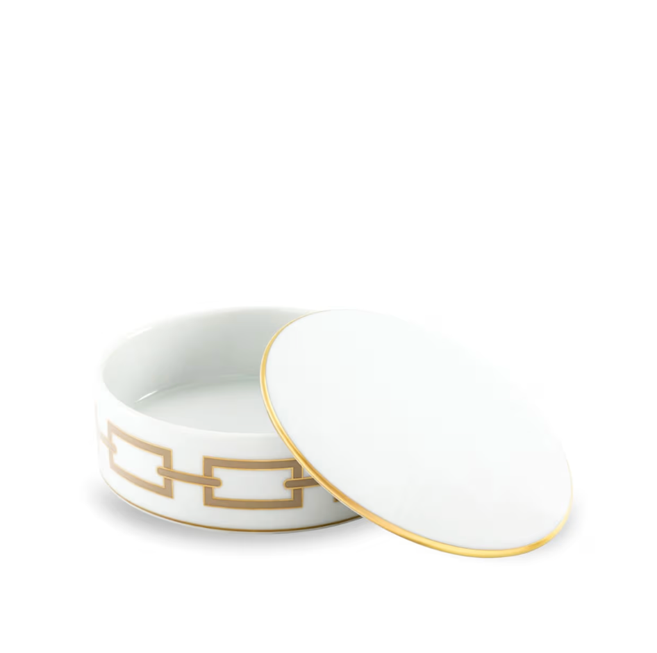 Catene Cachemire -  Round Box with Lid