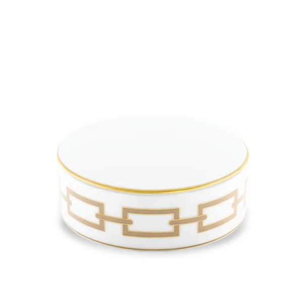 Catene Cachemire -  Round Box with Lid