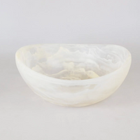 Almond Resin Bowl Sage - Large 22"