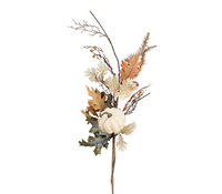 Pumpkin & Oak Leaf Stem  45"