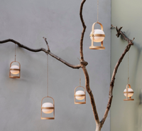 Solar Orb Lantern Wheat -