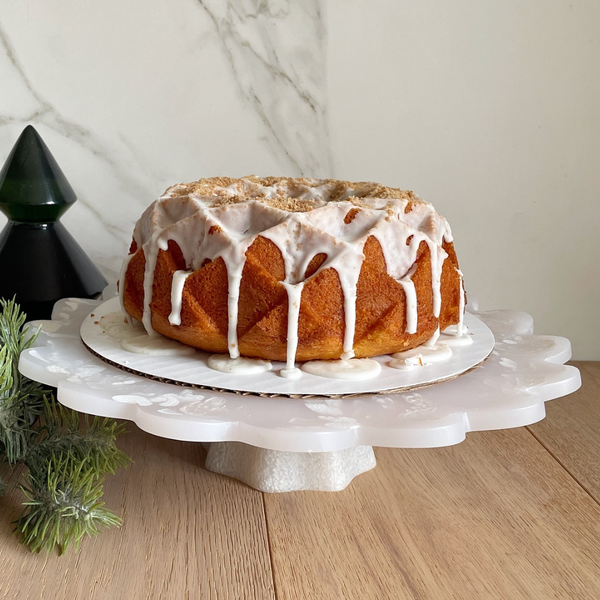 Flora Cake Stand - Alabaster