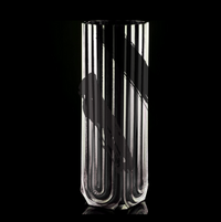 Heater Vase - Black Splash