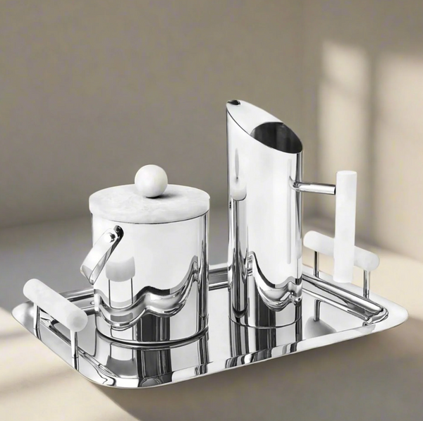 Azure Serving Tray - White