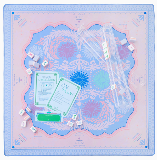 Mahjong Rack & Pusher Set - Clear