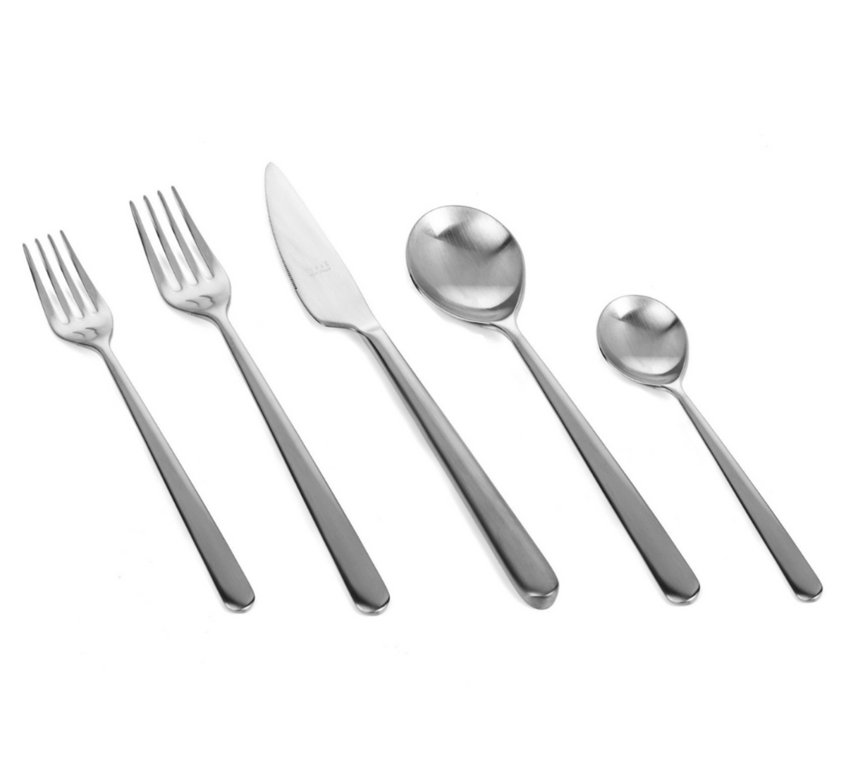 Linea Flatware 5 Piece Setting - Ice