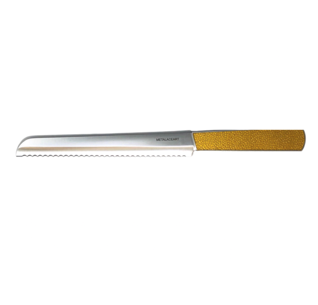 Challah Knife Gold Organic Mesh