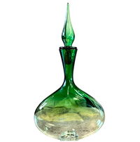 Emerald Oval Bottle with Top
