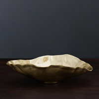 Sierra Maia Oval Gold Bowl