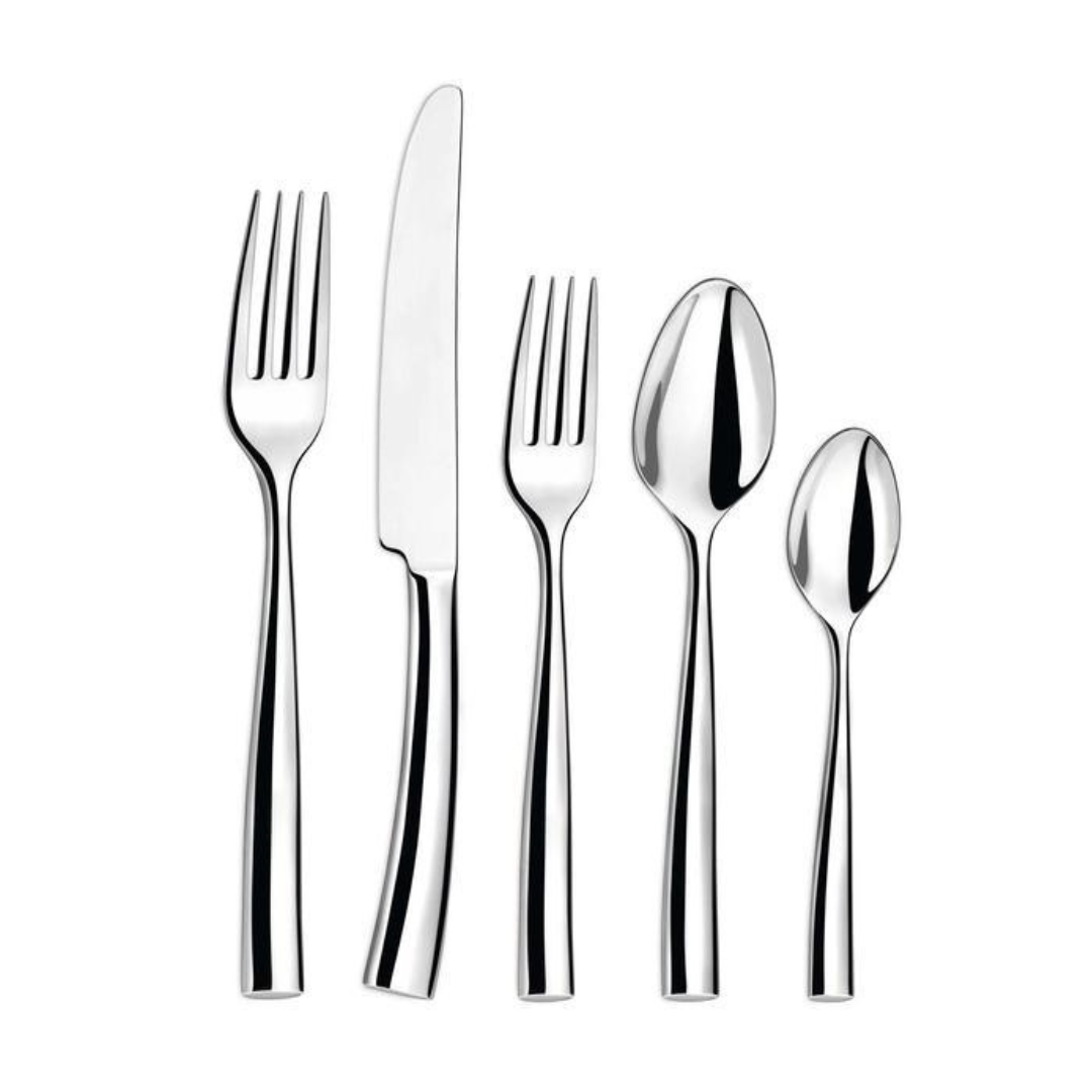 Silhouette Silver Plated Flatware 5 Piece Setting