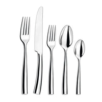Silhouette Flatware 5 Piece Setting - Stainless Steel