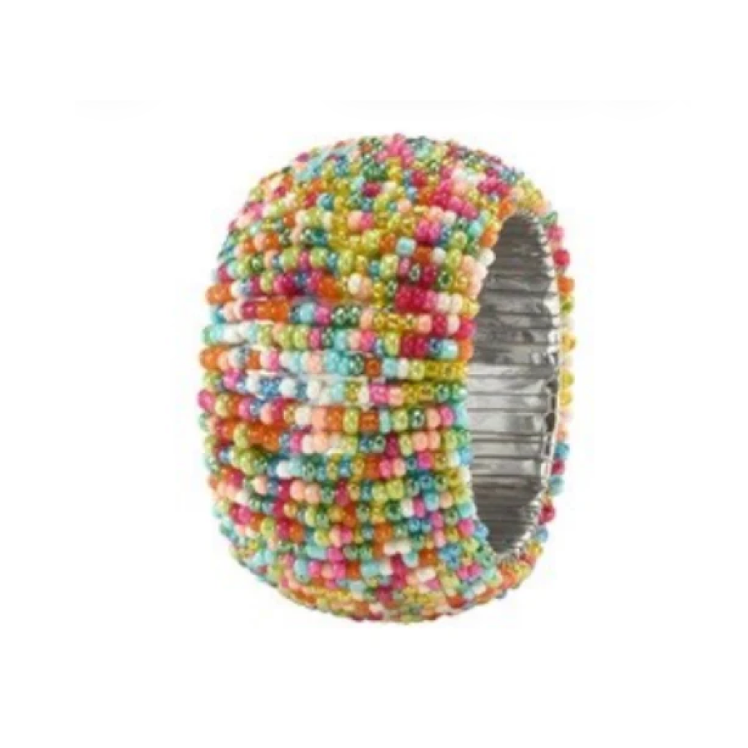 Candy Sprinkles Napkin Ring Set of 4
