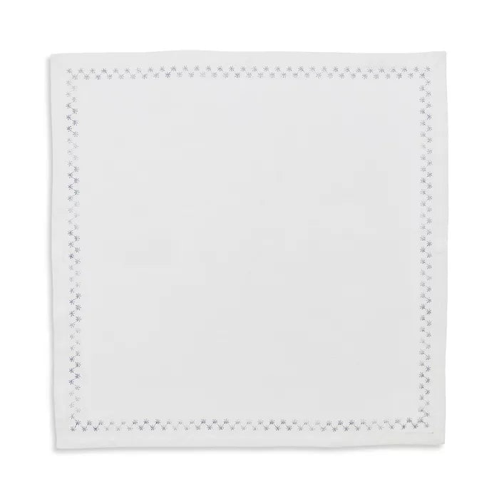 Starry Night Napkin Set of 4 - White & Blue