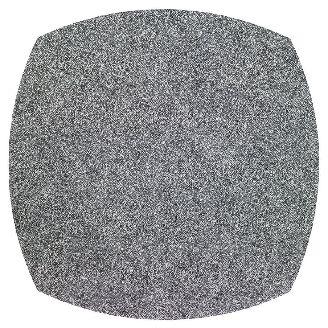 Allure Elliptical Placemat Gray Set of 4