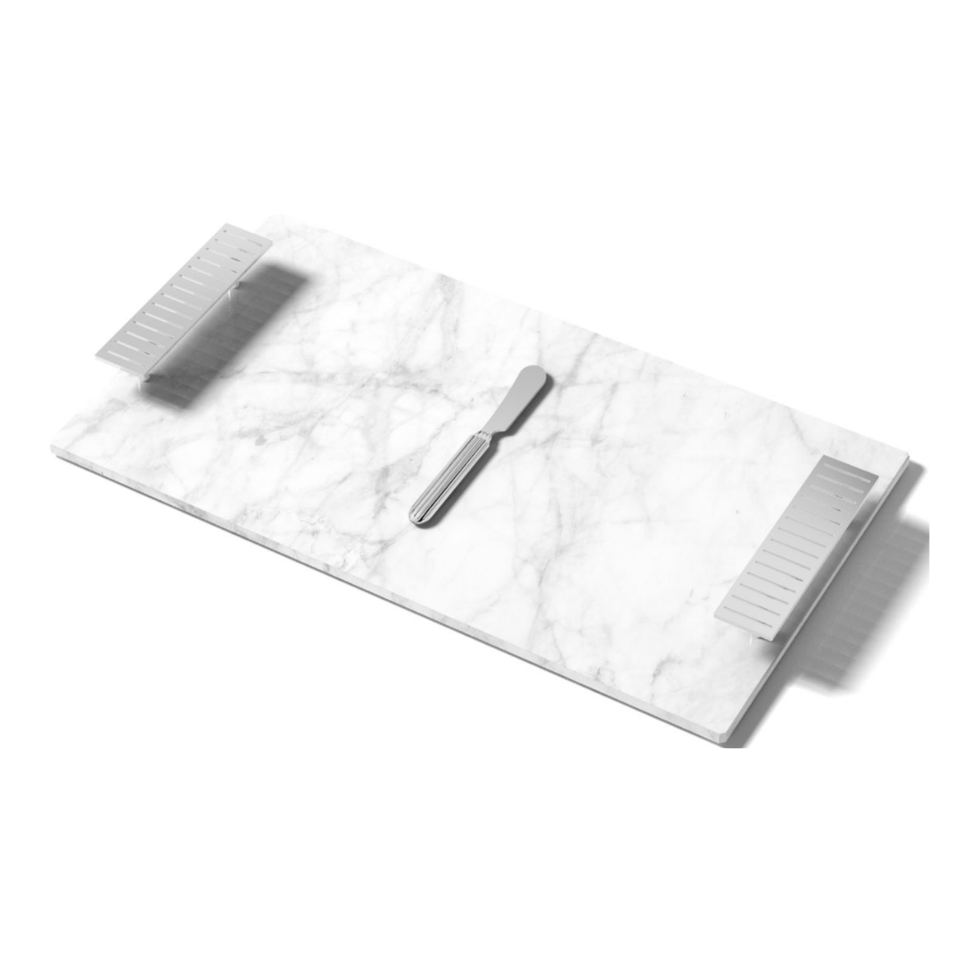 Striations Cheeseboard & Knife Set