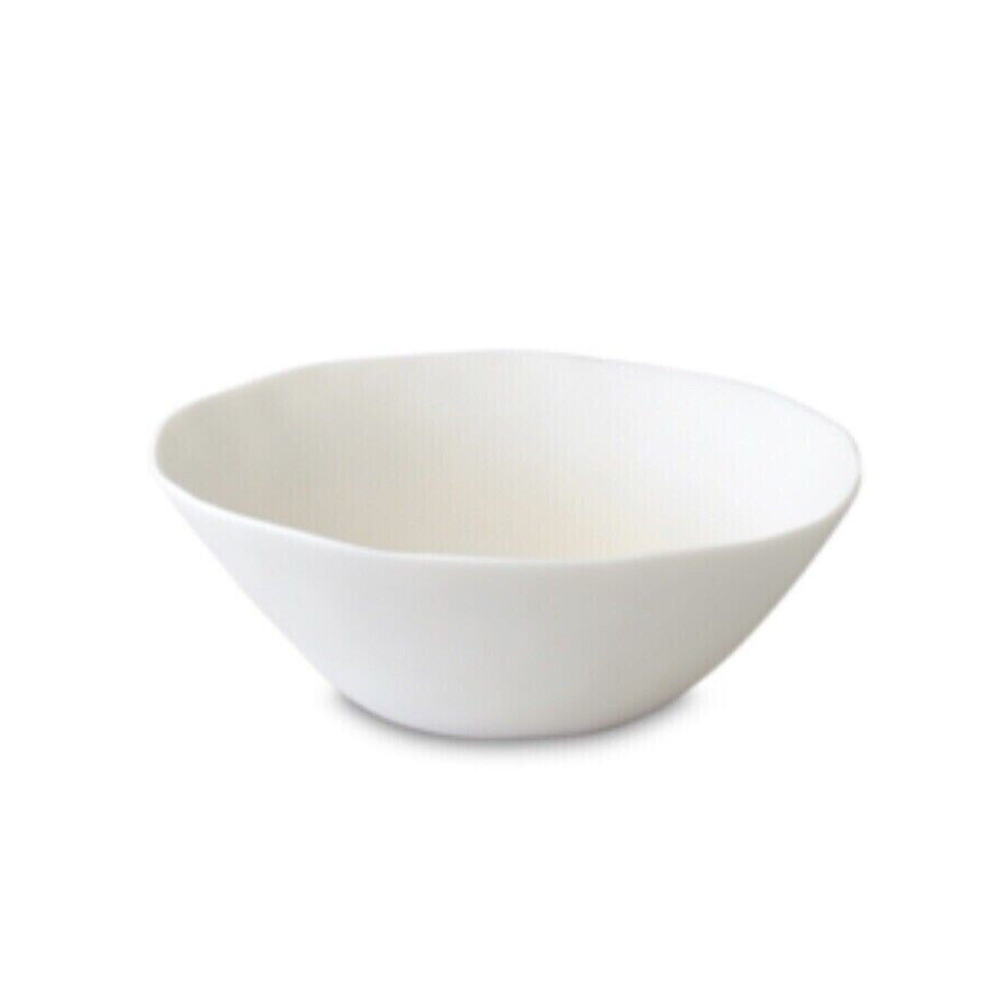 Sculpt Tapered White Medium Bowl