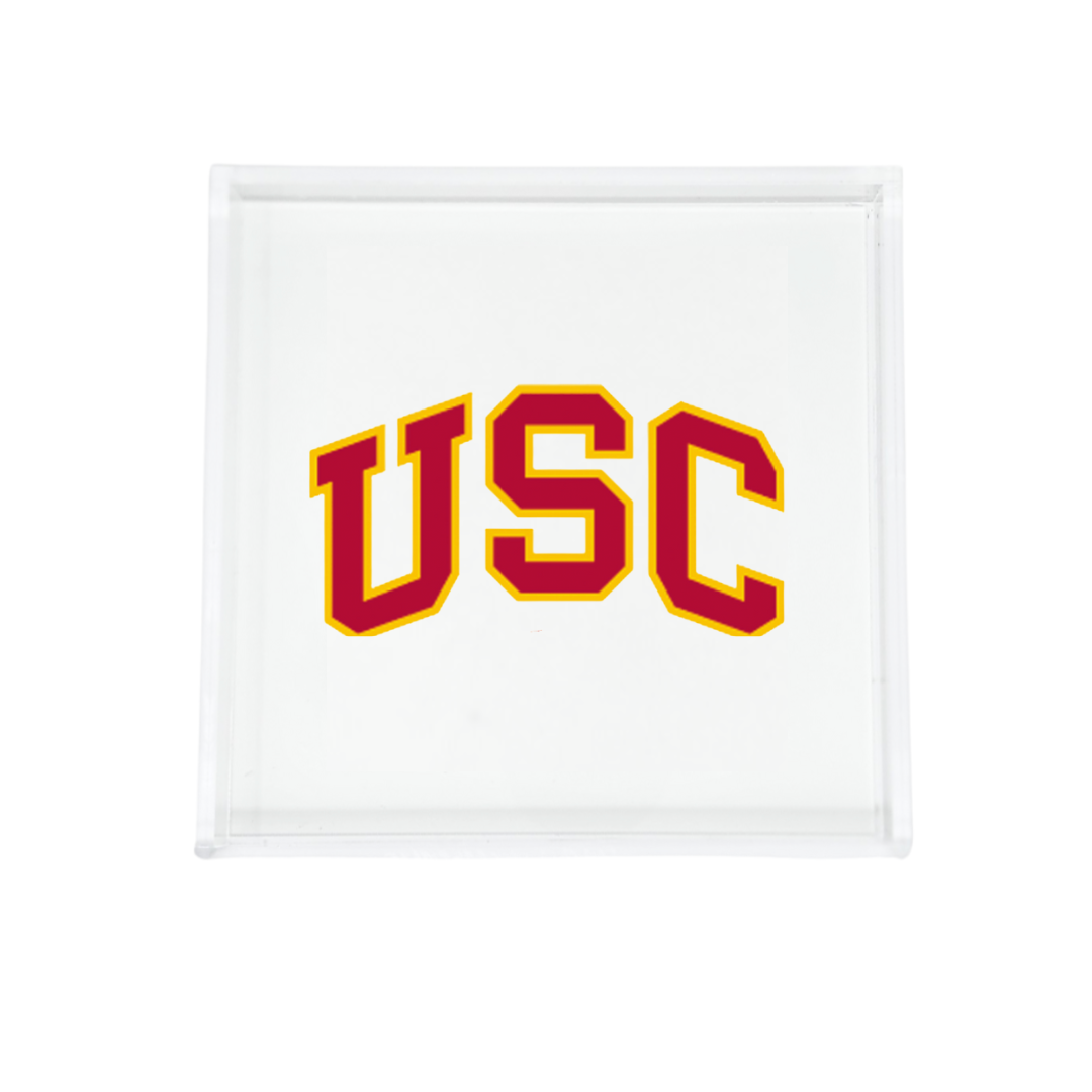 College Acrylic Catchall Tray