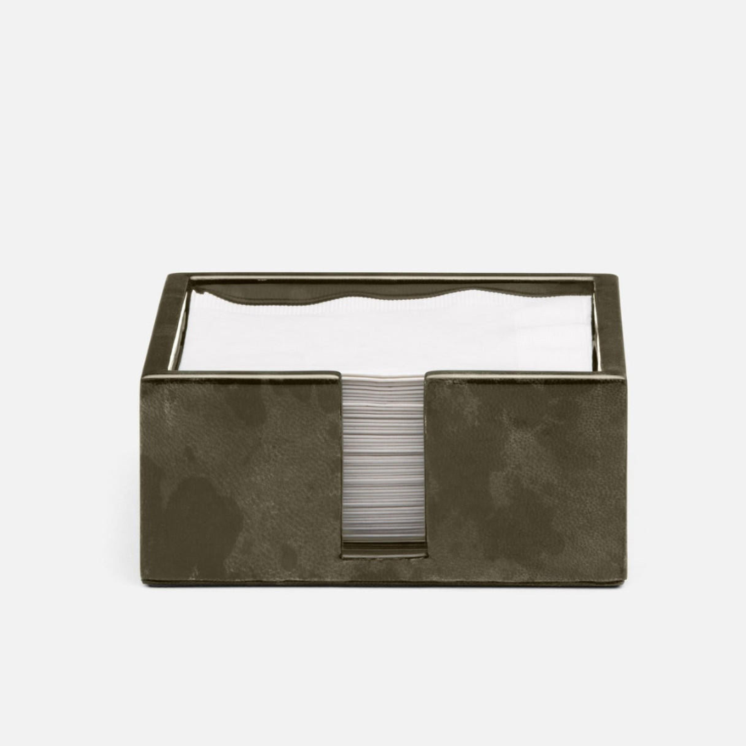 Nelson Vellum Grey Cocktail Napkin Holder