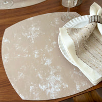 Velvet Elliptic Square Placemat Set of 4 - NEW!