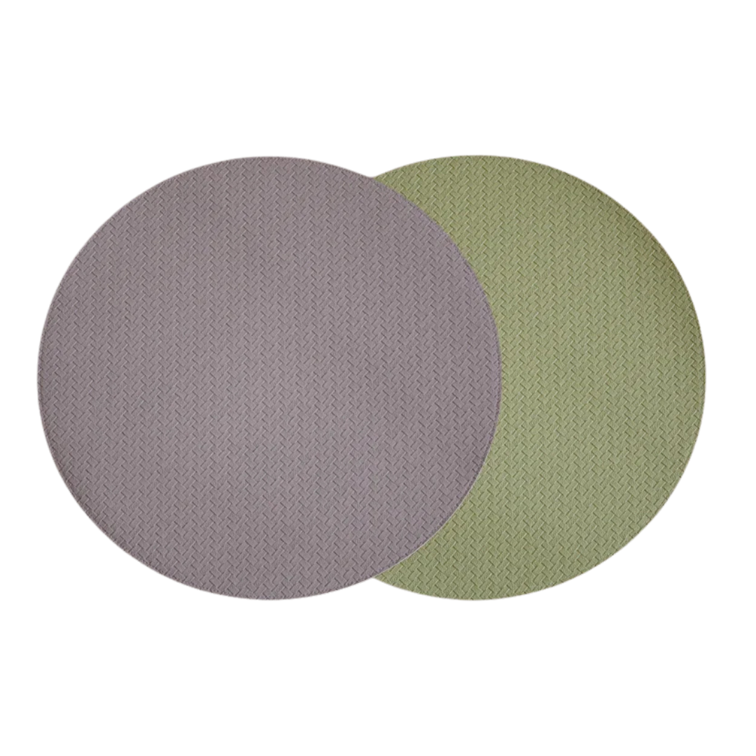 Vida Snakeskin Reversible Placemat Green & Taupe Set of 4