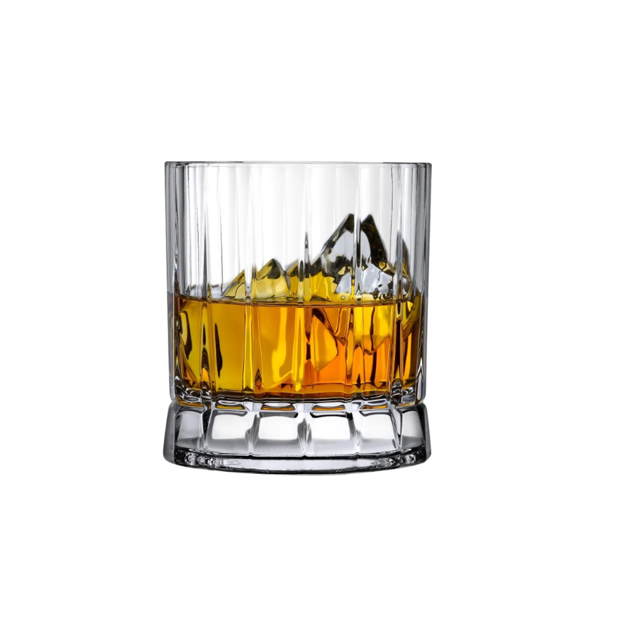 Glassware With Ridges Wayne DOF Glass Set of 4 – Current Home NY