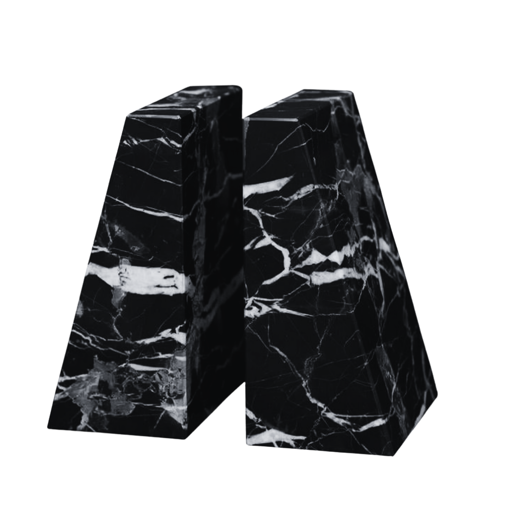 Zeus Marble Bookend Set  -