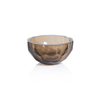 Vale Faceted Glass Bowl -