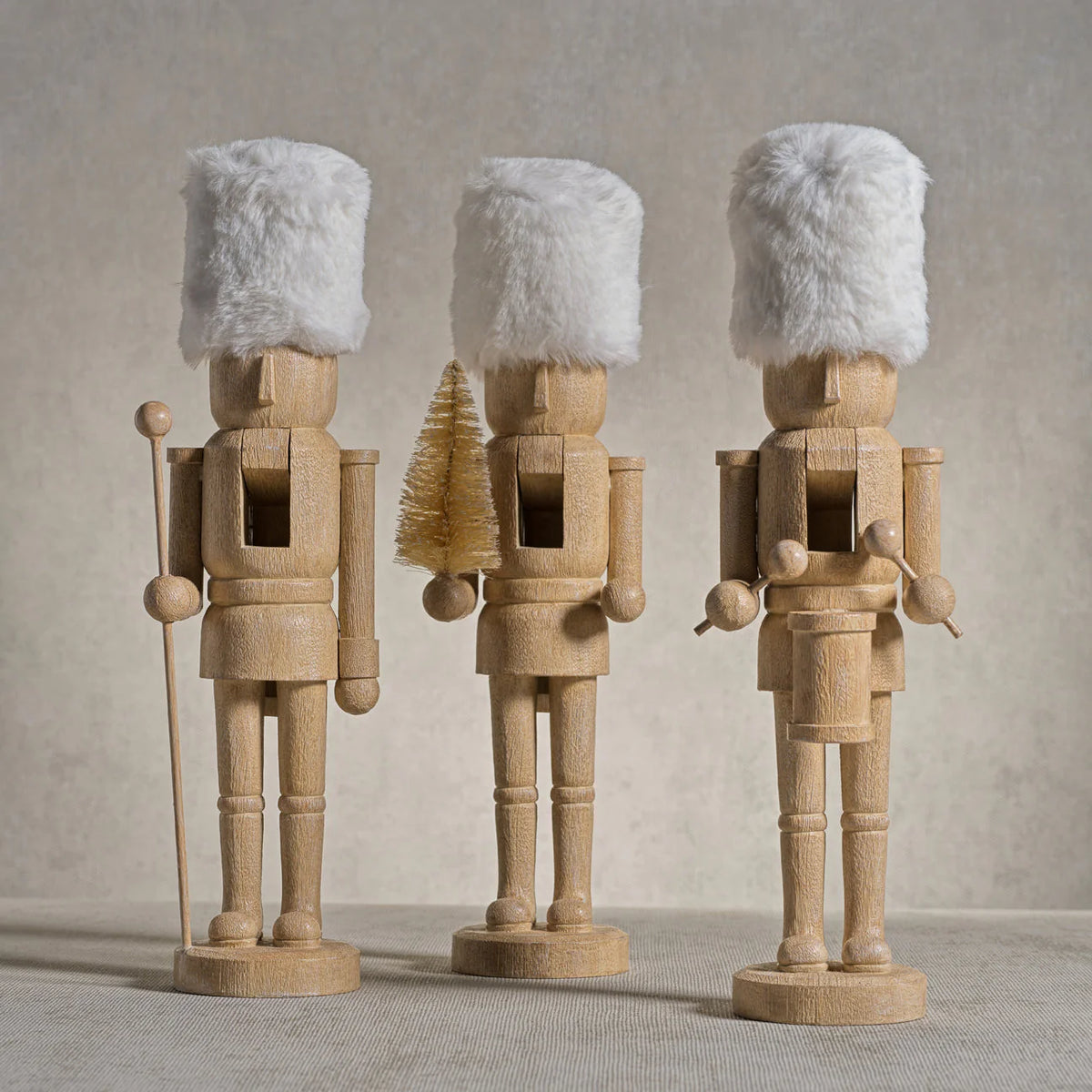 Nutcracker With White Fur Hat