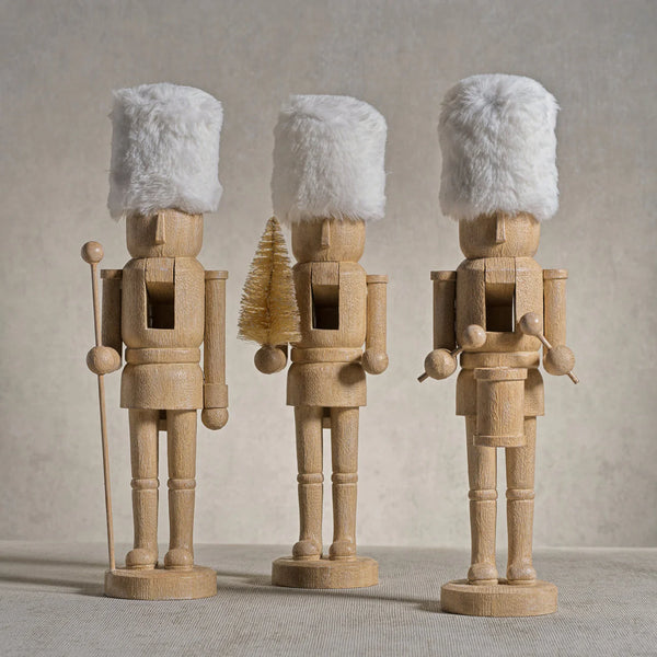 Nutcracker With White Fur Hat