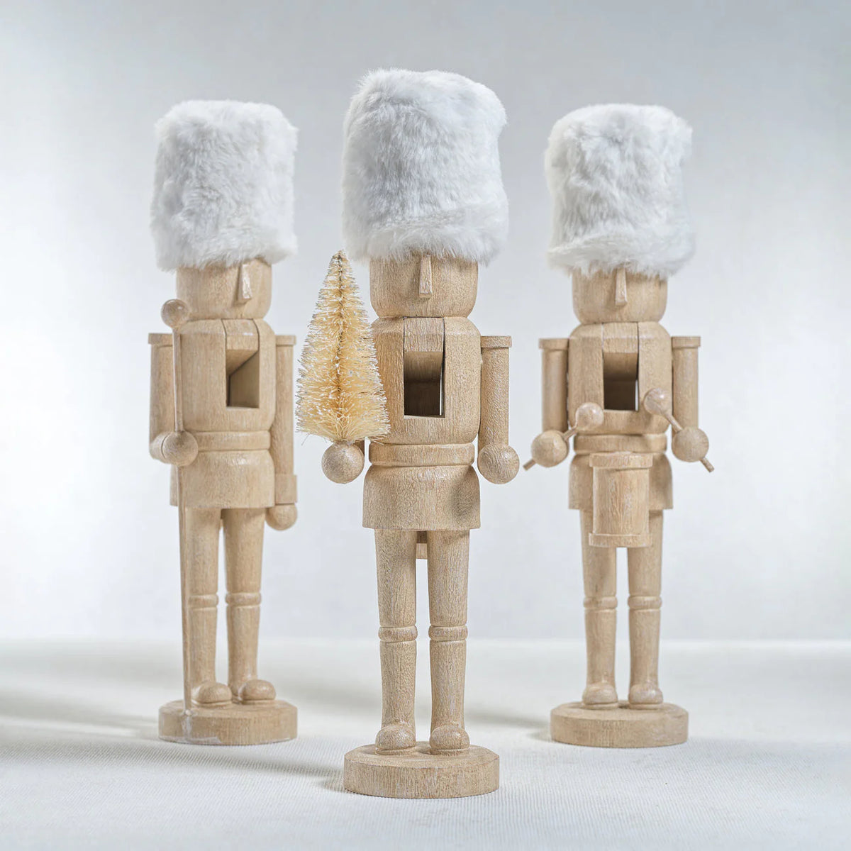 Nutcracker With White Fur Hat