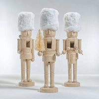Nutcracker With White Fur Hat