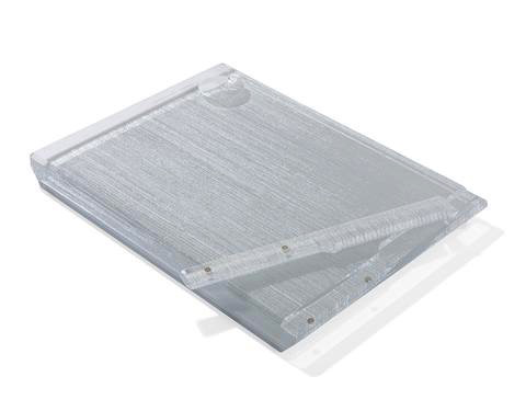 Metallic Silver Acrylic Challah Board