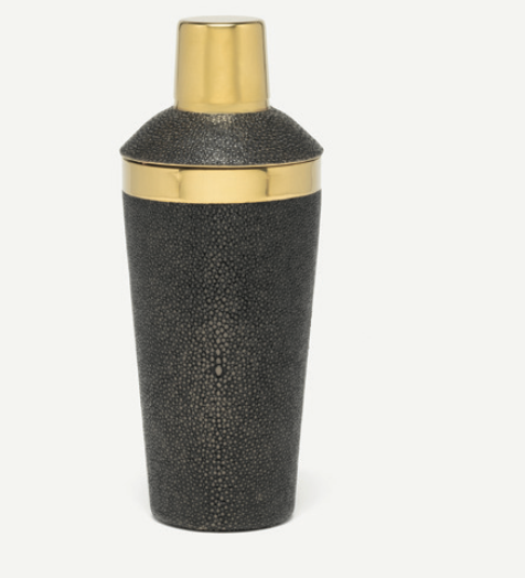 Langston Cocktail Shaker - Dark Mushroom / Gold
