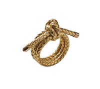 Rope Knot Napkin Ring Set of 4 -