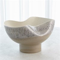 Cream Rises Dented Bowl