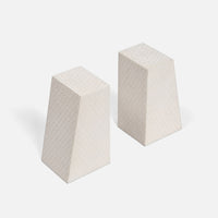 Rene Faux Shagreen Bookends Set of 2 -