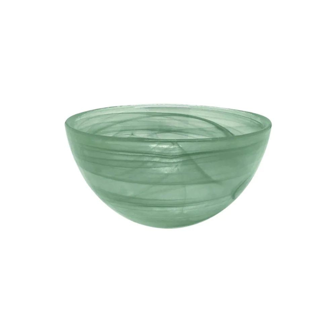 Swirl Alabaste Dinnerware Green Set of 4