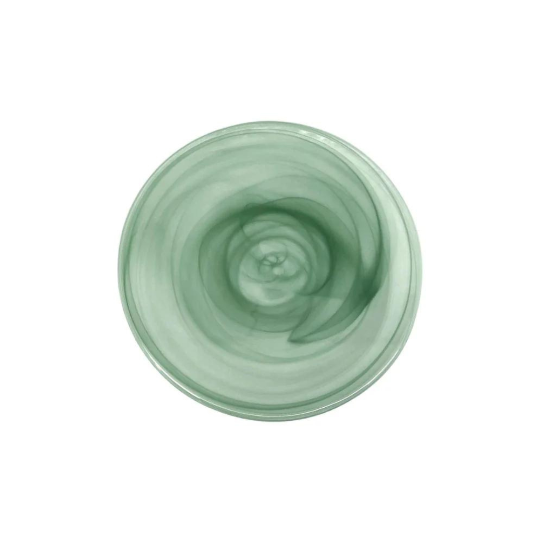 Swirl Alabaste Dinnerware Green Set of 4