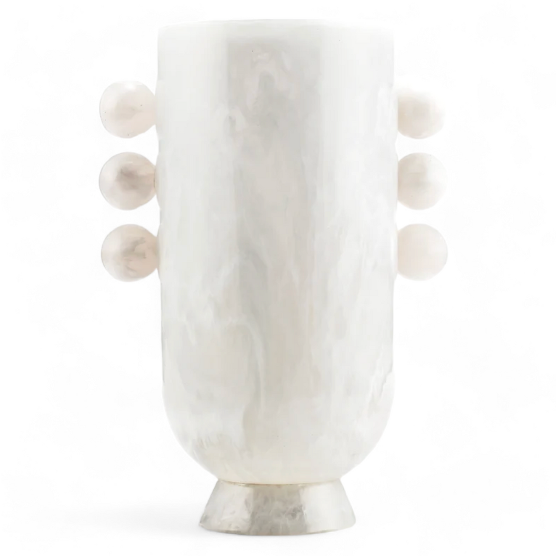Allure Vase - Snow Vase with Snow Handles
