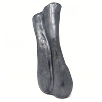 Alluring Vase - Metallic Black by ceramic artist David Changar. 