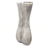 Alluring Vase - Mottled White by ceramic artist David Changar.