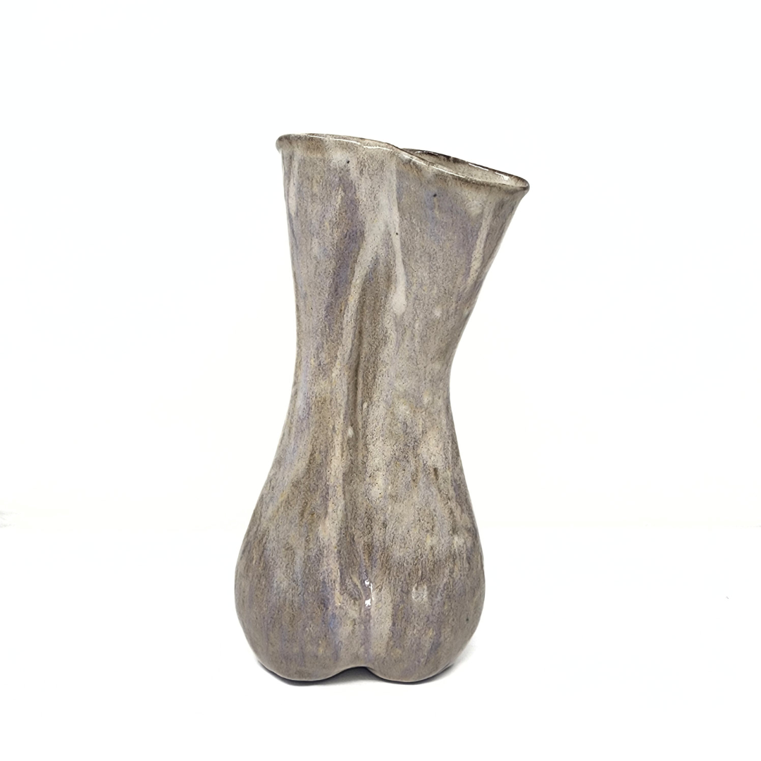 Alluring Vase - Mottled White by ceramic artist David Changar.