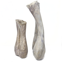 Alluring Vase - Mottled White by ceramic artist David Changar.